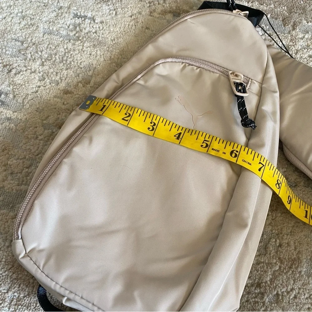 Puma NWT Evercat Myriad Slingback Light Beige Cross Body Back Pack Purse Unisex